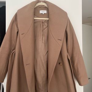 Reiss Camel Wool Coat